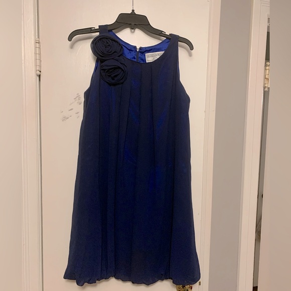 Jessica Howard women’s navy dress. Size 12 Petite. - Picture 1 of 8